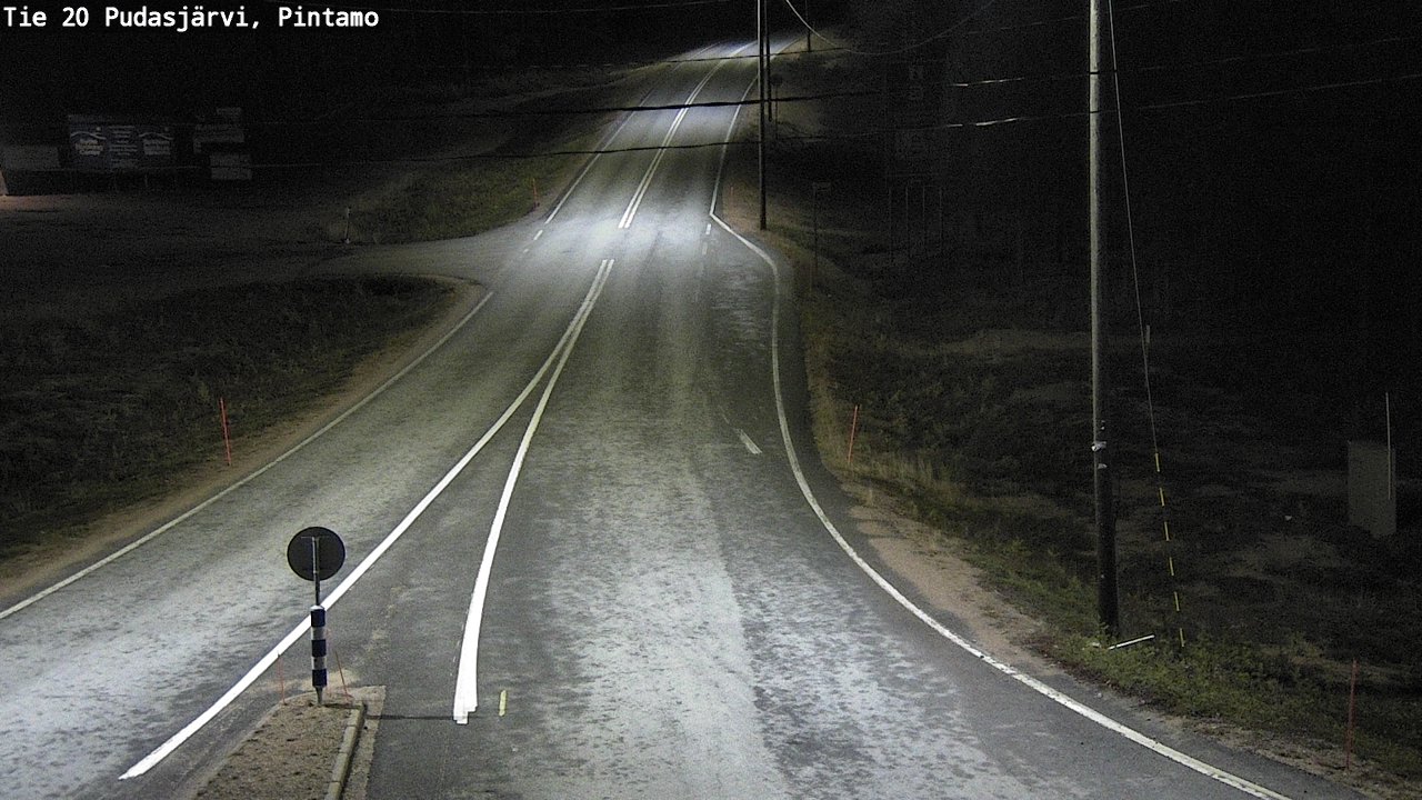 Kelikamerat Kuva Tie 20 Pudasjärvi, Pintamo, Pudasjärvi, Pohjois-Pohjanmaa