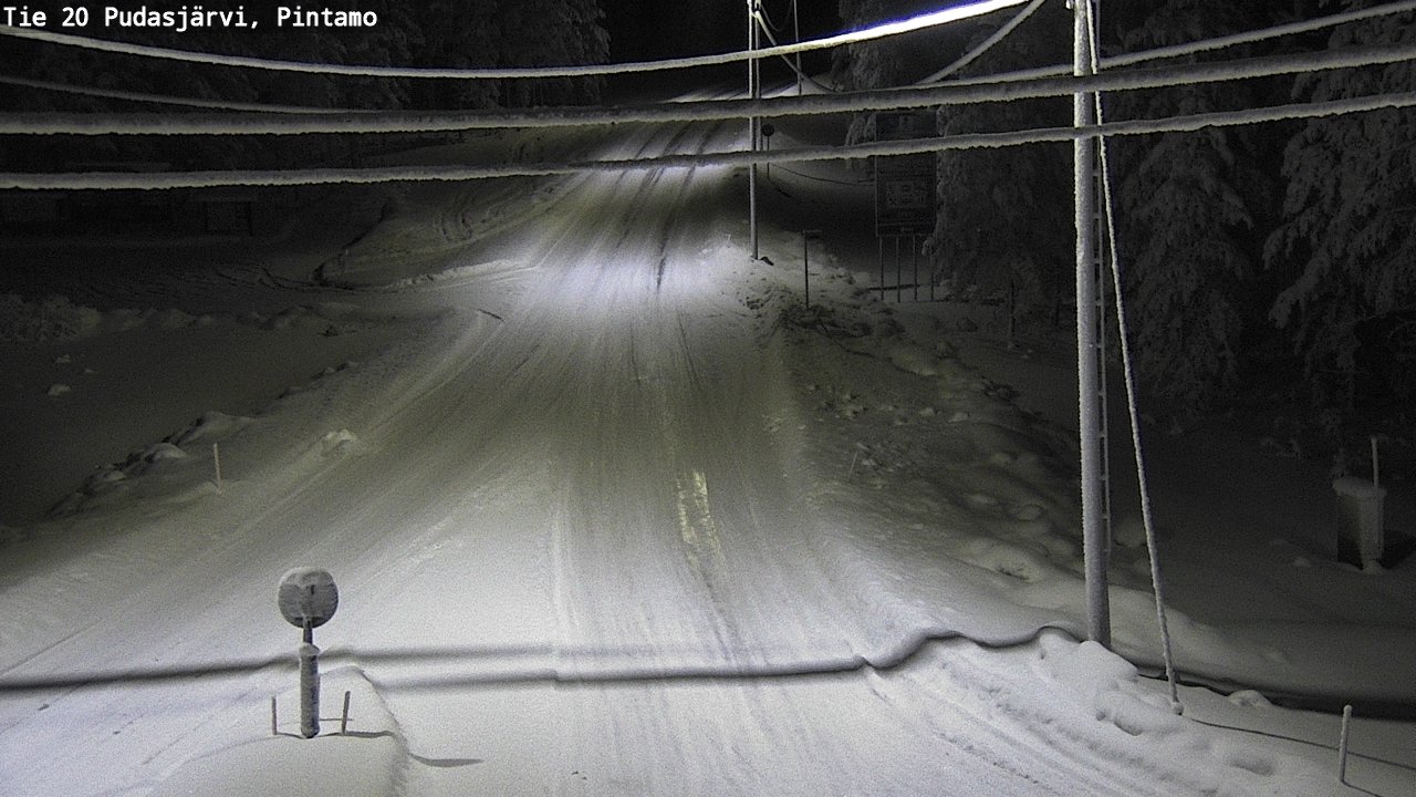 Kelikamerat Kuva Tie 20 Pudasjärvi, Pintamo, Pudasjärvi, Pohjois-Pohjanmaa