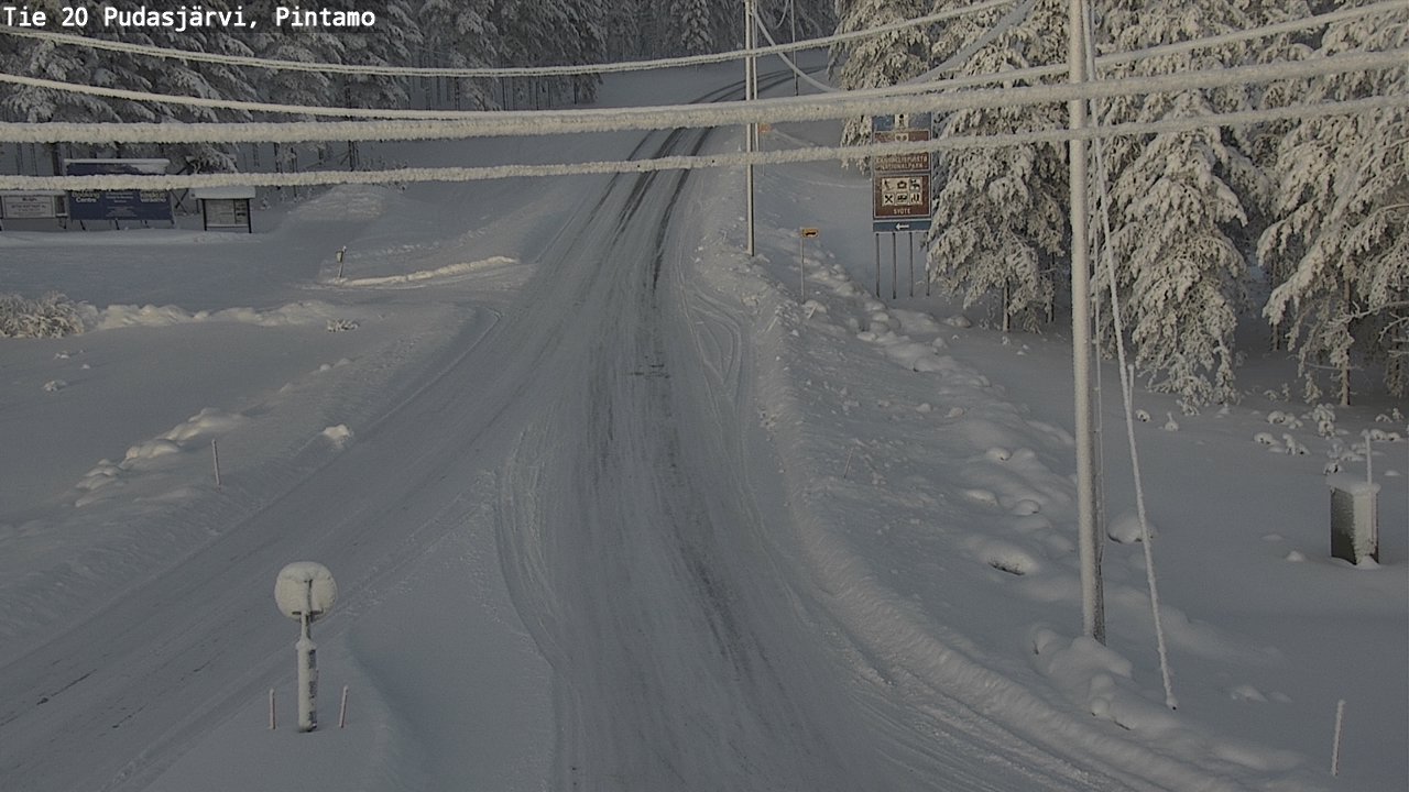 Kelikamerat Kuva Tie 20 Pudasjärvi, Pintamo, Pudasjärvi, Pohjois-Pohjanmaa