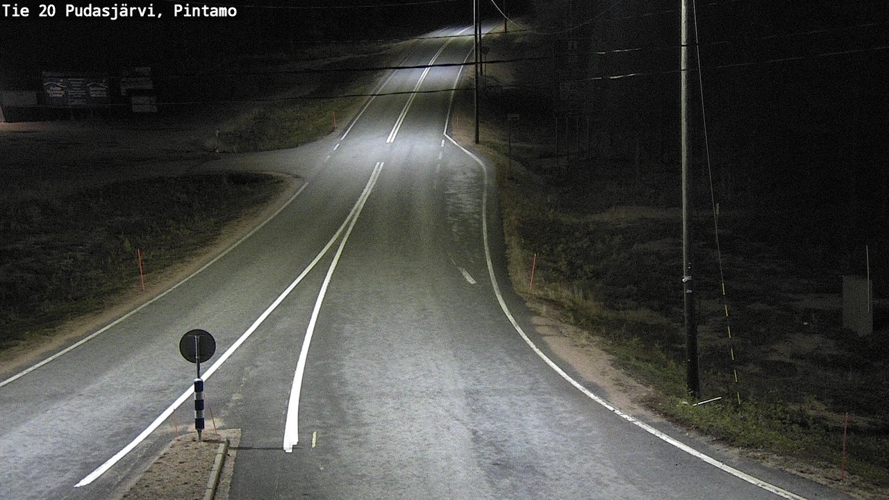 Kelikamerat Kuva Tie 20 Pudasjärvi, Pintamo, Pudasjärvi, Pohjois-Pohjanmaa