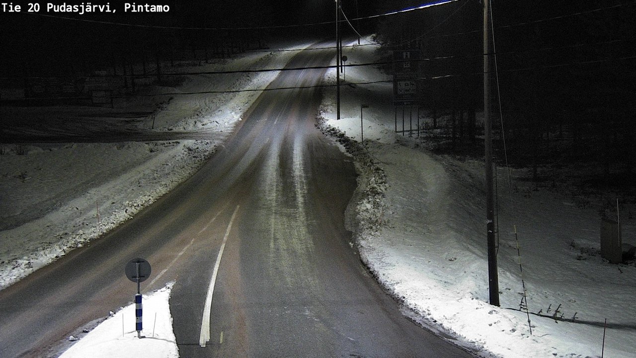 Kelikamerat Kuva Tie 20 Pudasjärvi, Pintamo, Pudasjärvi, Pohjois-Pohjanmaa