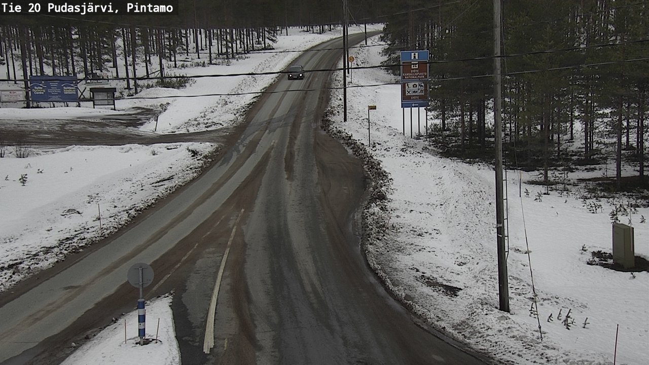 Kelikamerat Kuva Tie 20 Pudasjärvi, Pintamo, Pudasjärvi, Pohjois-Pohjanmaa