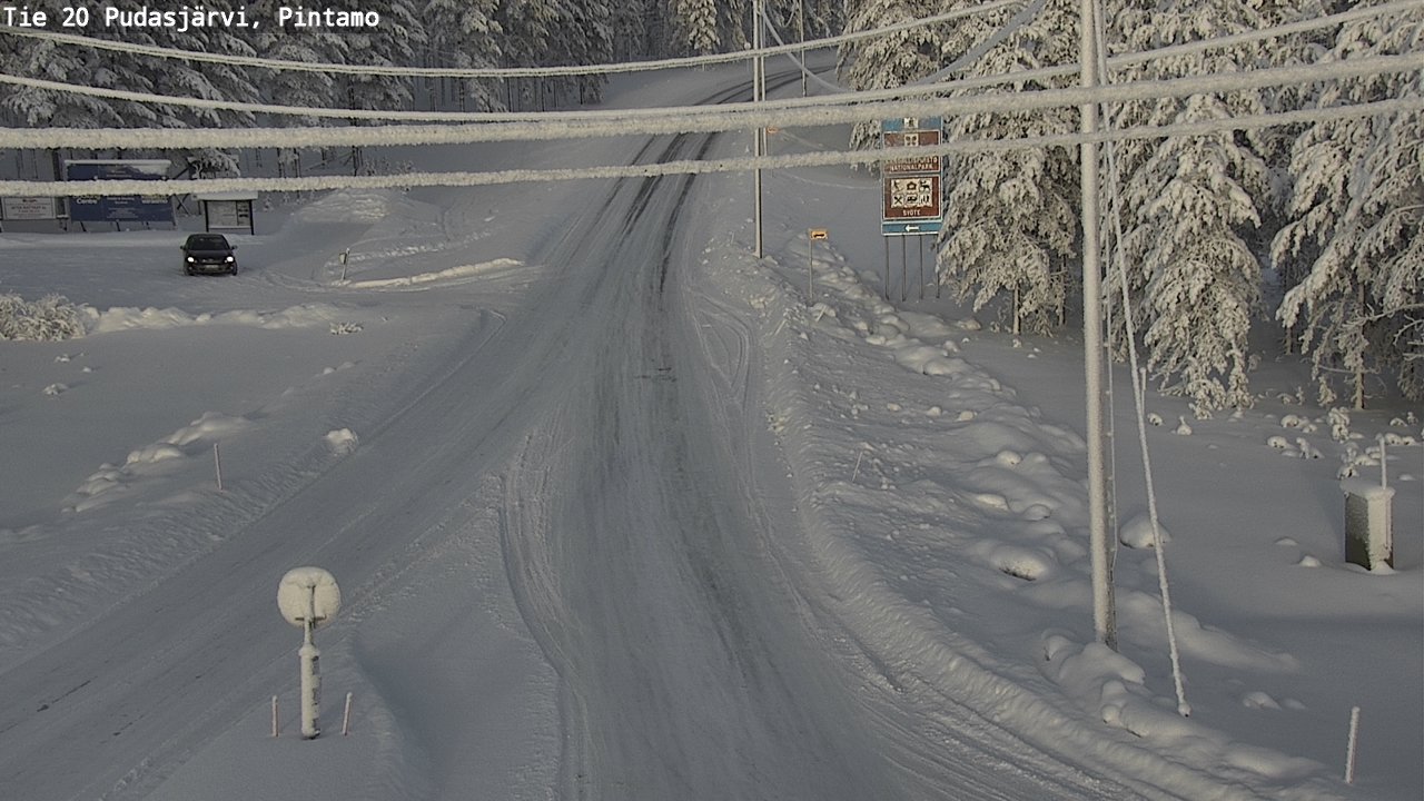 Kelikamerat Kuva Tie 20 Pudasjärvi, Pintamo, Pudasjärvi, Pohjois-Pohjanmaa