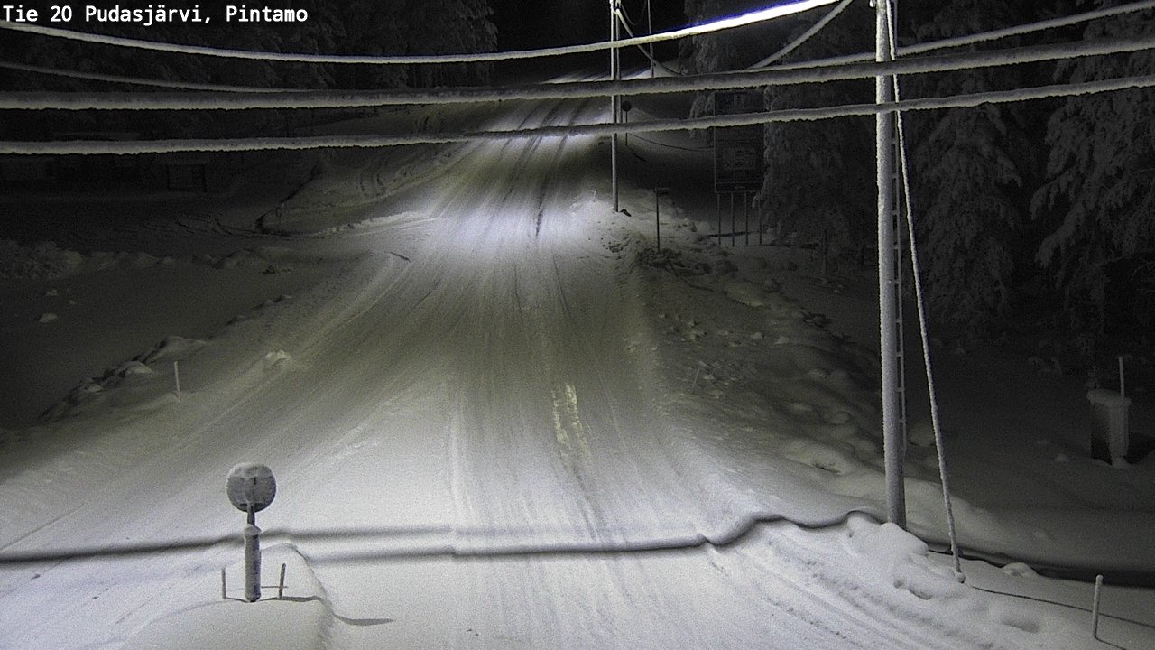 Kelikamerat Kuva Tie 20 Pudasjärvi, Pintamo, Pudasjärvi, Pohjois-Pohjanmaa