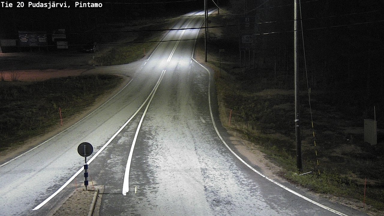 Kelikamerat Kuva Tie 20 Pudasjärvi, Pintamo, Pudasjärvi, Pohjois-Pohjanmaa