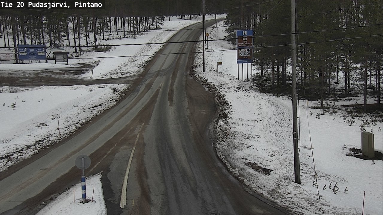 Kelikamerat Kuva Tie 20 Pudasjärvi, Pintamo, Pudasjärvi, Pohjois-Pohjanmaa