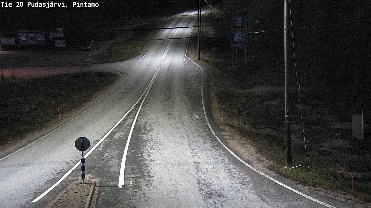 Kelikamerat Kuva Tie 20 Pudasjärvi, Pintamo, Pudasjärvi, Pohjois-Pohjanmaa
