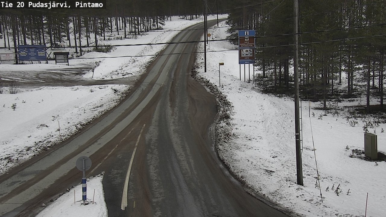 Kelikamerat Kuva Tie 20 Pudasjärvi, Pintamo, Pudasjärvi, Pohjois-Pohjanmaa