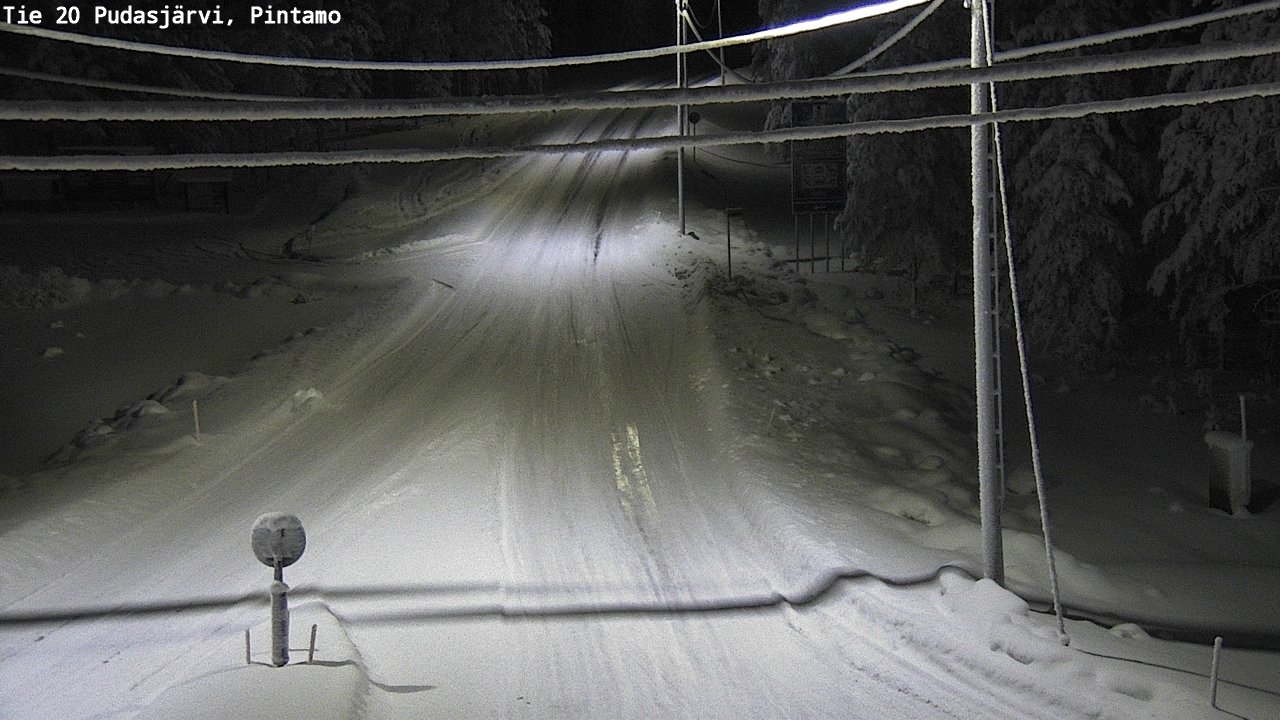 Kelikamerat Kuva Tie 20 Pudasjärvi, Pintamo, Pudasjärvi, Pohjois-Pohjanmaa