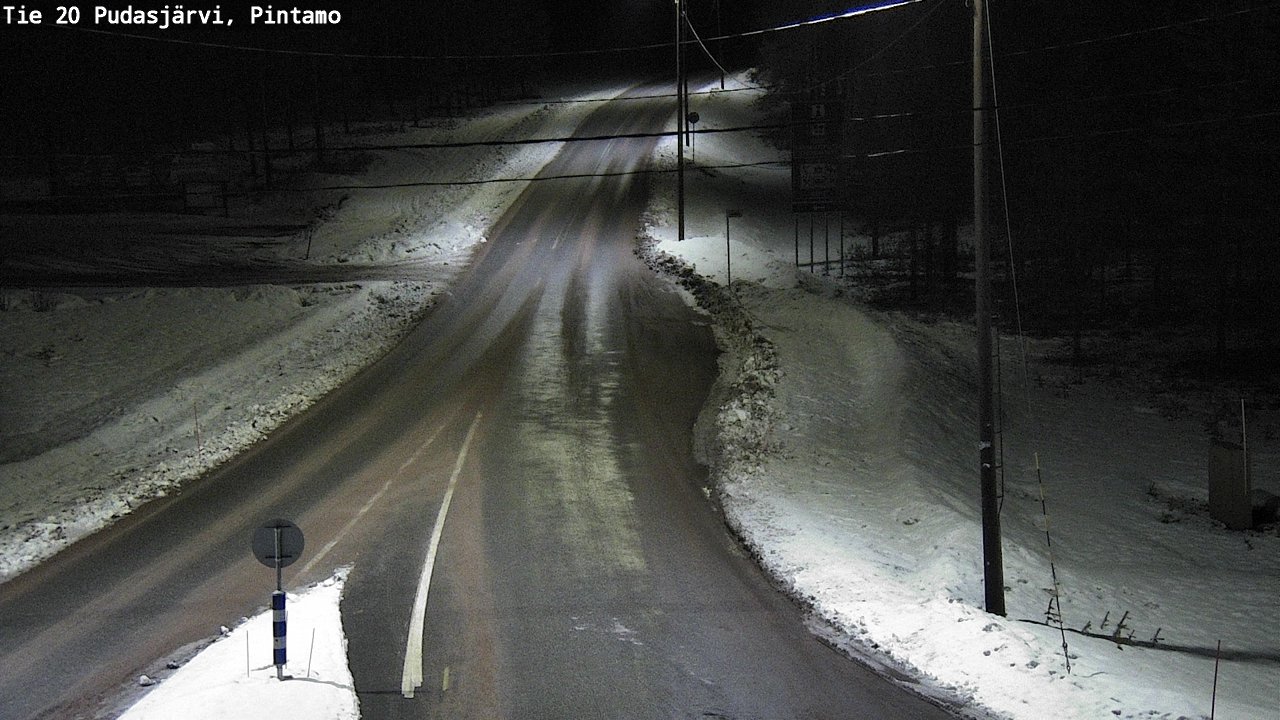 Kelikamerat Kuva Tie 20 Pudasjärvi, Pintamo, Pudasjärvi, Pohjois-Pohjanmaa