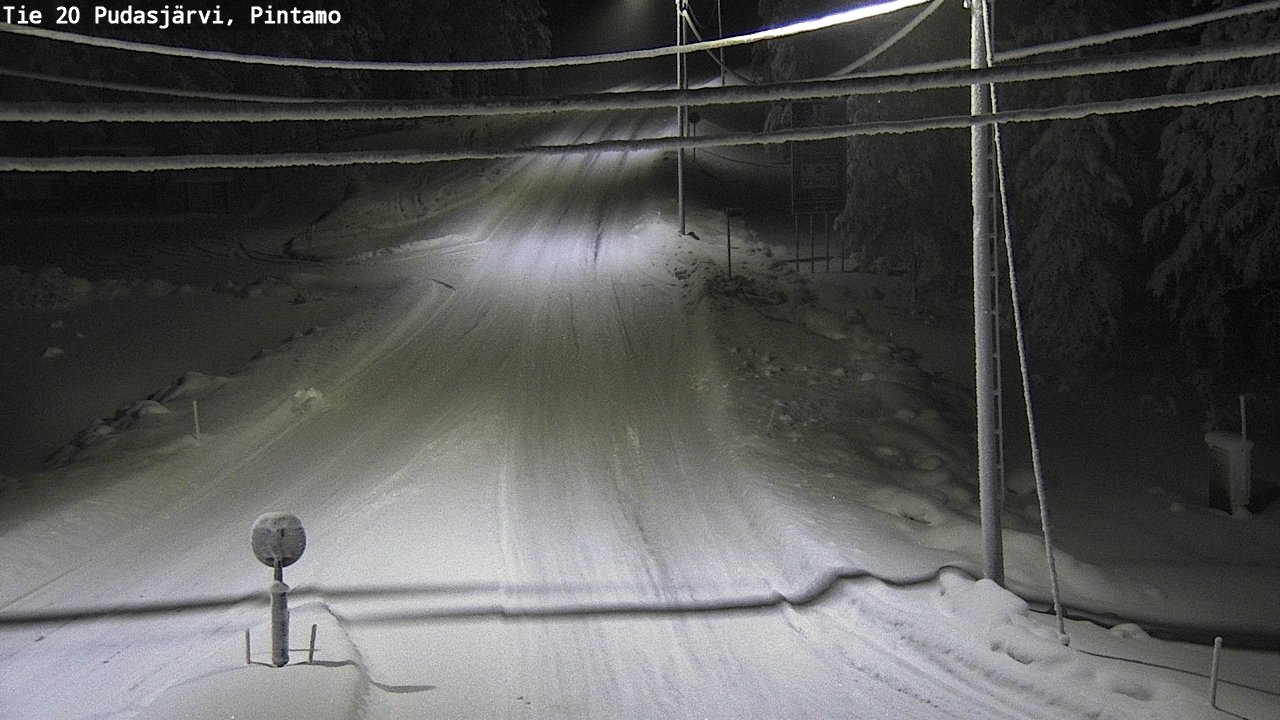 Kelikamerat Kuva Tie 20 Pudasjärvi, Pintamo, Pudasjärvi, Pohjois-Pohjanmaa