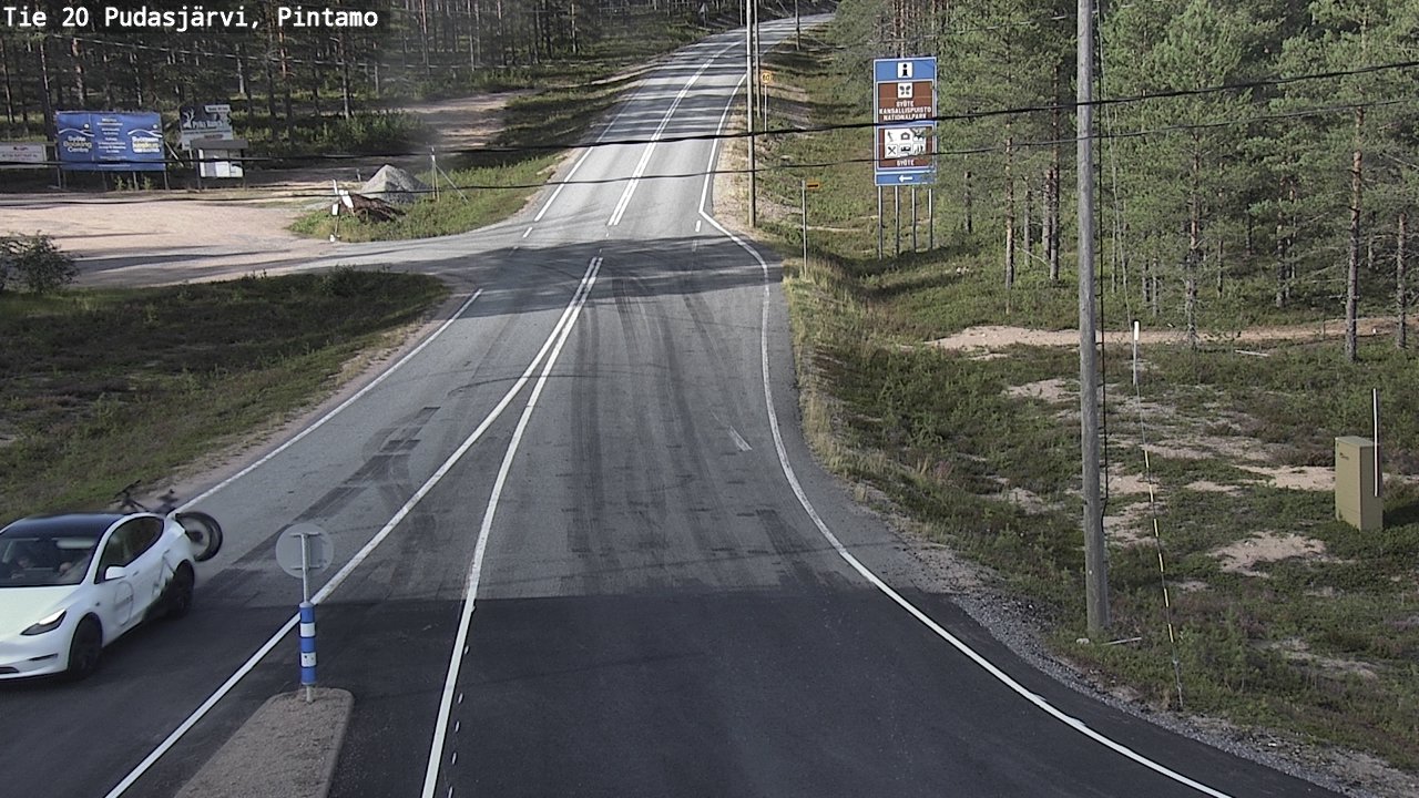 Kelikamerat Kuva Tie 20 Pudasjärvi, Pintamo, Pudasjärvi, Pohjois-Pohjanmaa