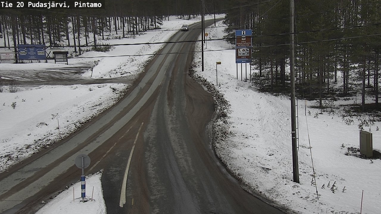 Kelikamerat Kuva Tie 20 Pudasjärvi, Pintamo, Pudasjärvi, Pohjois-Pohjanmaa