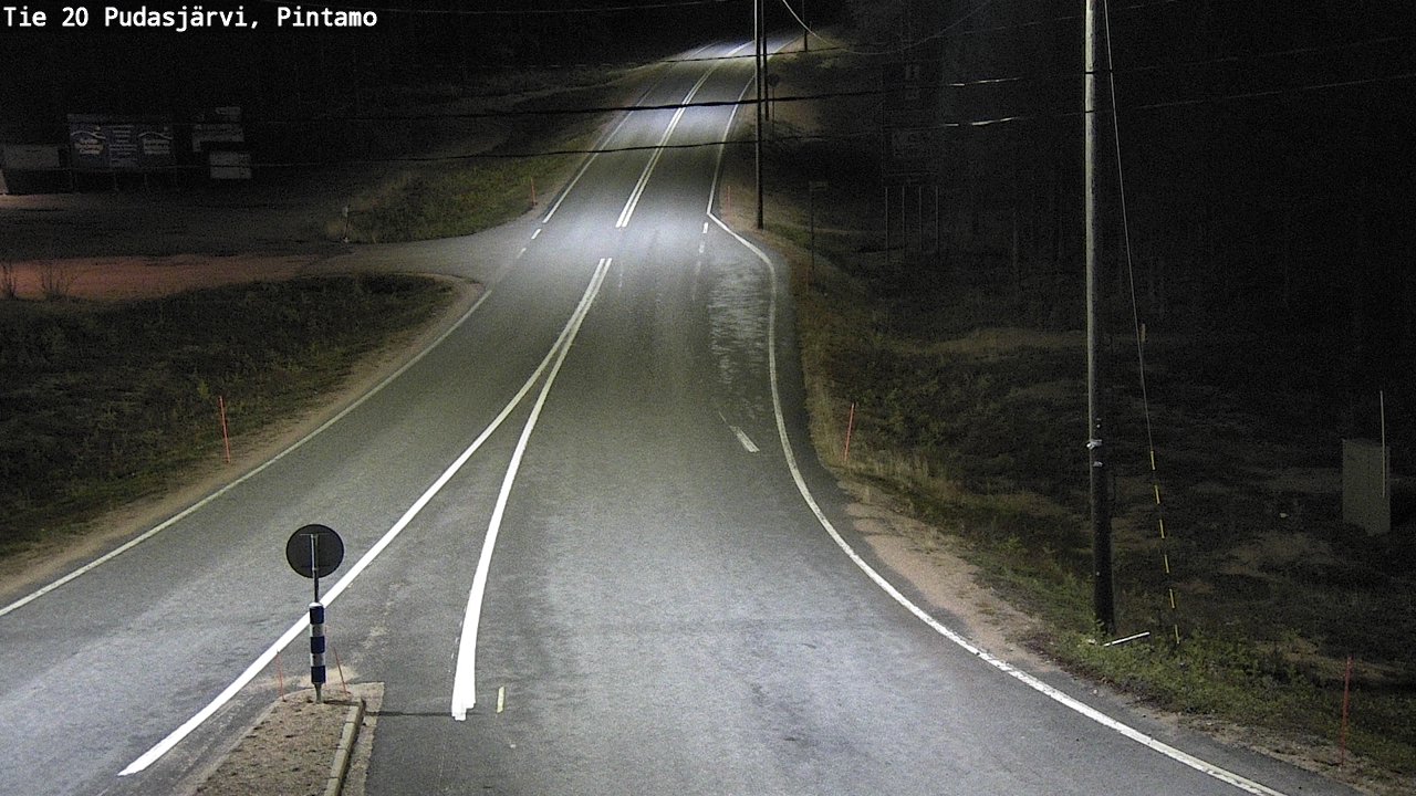 Kelikamerat Kuva Tie 20 Pudasjärvi, Pintamo, Pudasjärvi, Pohjois-Pohjanmaa