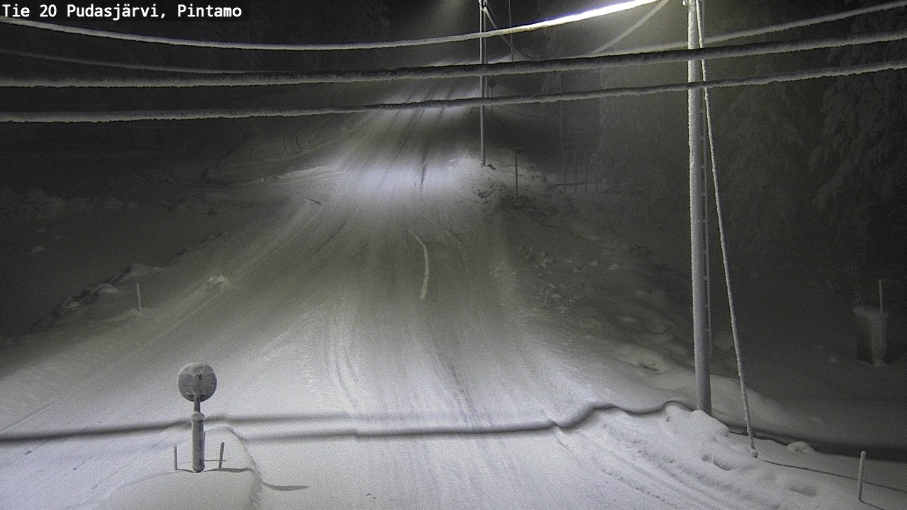 Kelikamerat Kuva Tie 20 Pudasjärvi, Pintamo, Pudasjärvi, Pohjois-Pohjanmaa