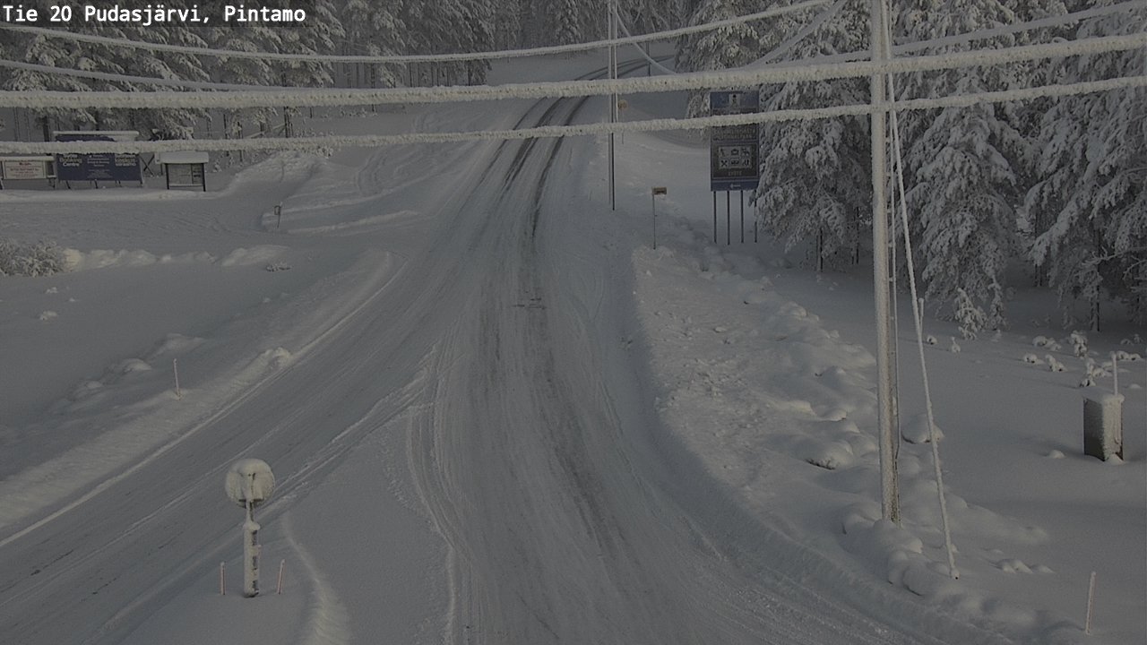 Kelikamerat Kuva Tie 20 Pudasjärvi, Pintamo, Pudasjärvi, Pohjois-Pohjanmaa