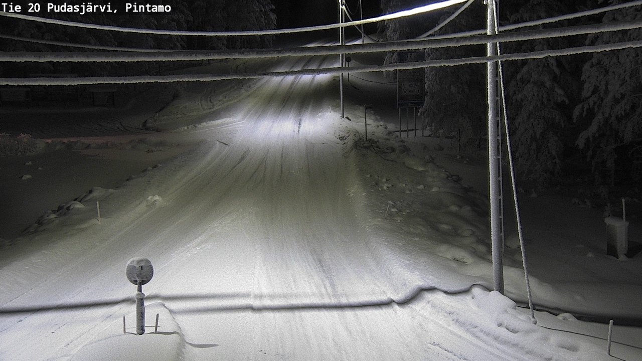 Kelikamerat Kuva Tie 20 Pudasjärvi, Pintamo, Pudasjärvi, Pohjois-Pohjanmaa