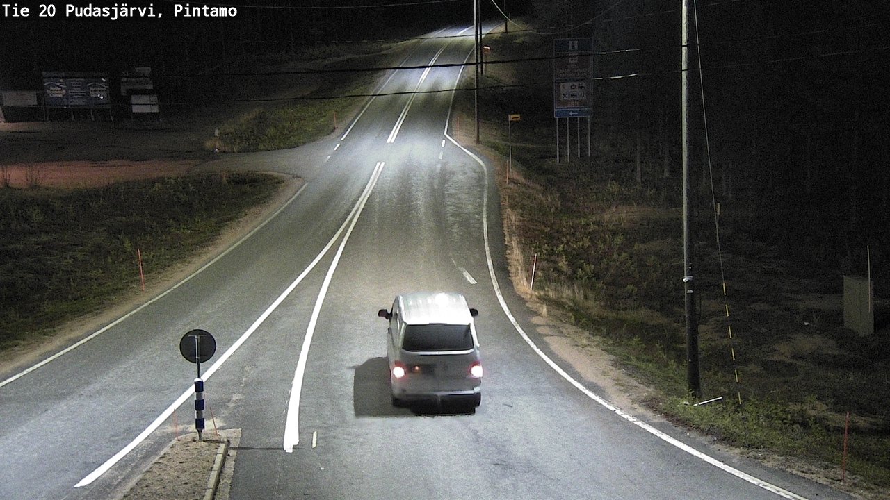 Kelikamerat Kuva Tie 20 Pudasjärvi, Pintamo, Pudasjärvi, Pohjois-Pohjanmaa