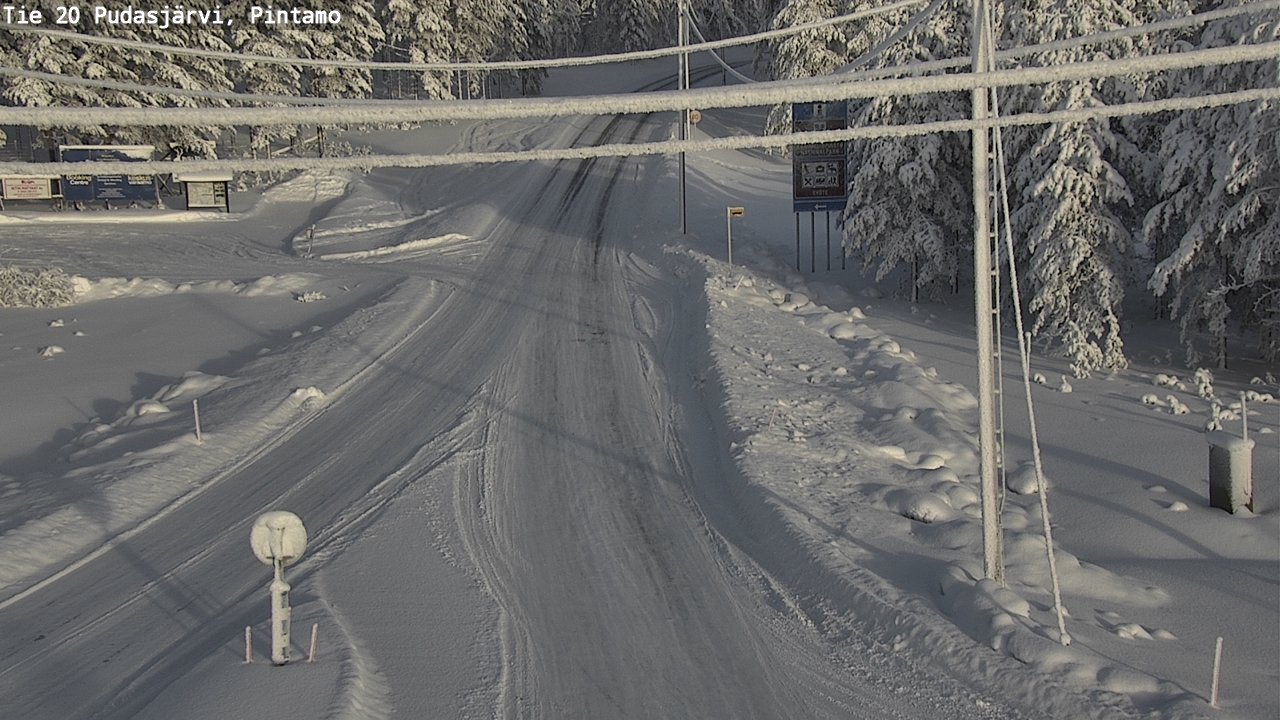 Kelikamerat Kuva Tie 20 Pudasjärvi, Pintamo, Pudasjärvi, Pohjois-Pohjanmaa
