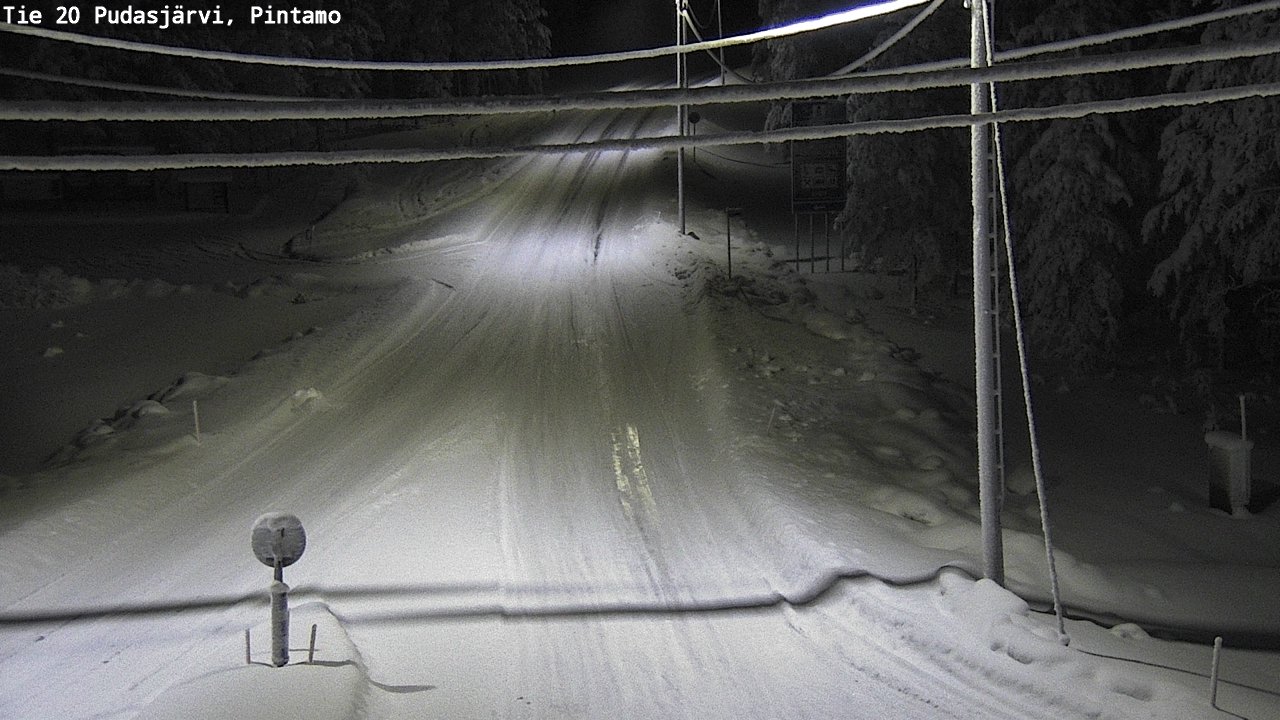 Kelikamerat Kuva Tie 20 Pudasjärvi, Pintamo, Pudasjärvi, Pohjois-Pohjanmaa