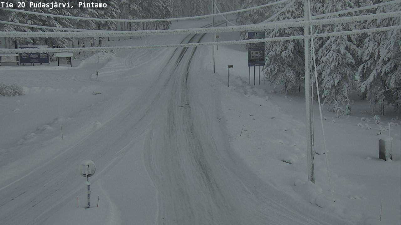 Kelikamerat Kuva Tie 20 Pudasjärvi, Pintamo, Pudasjärvi, Pohjois-Pohjanmaa