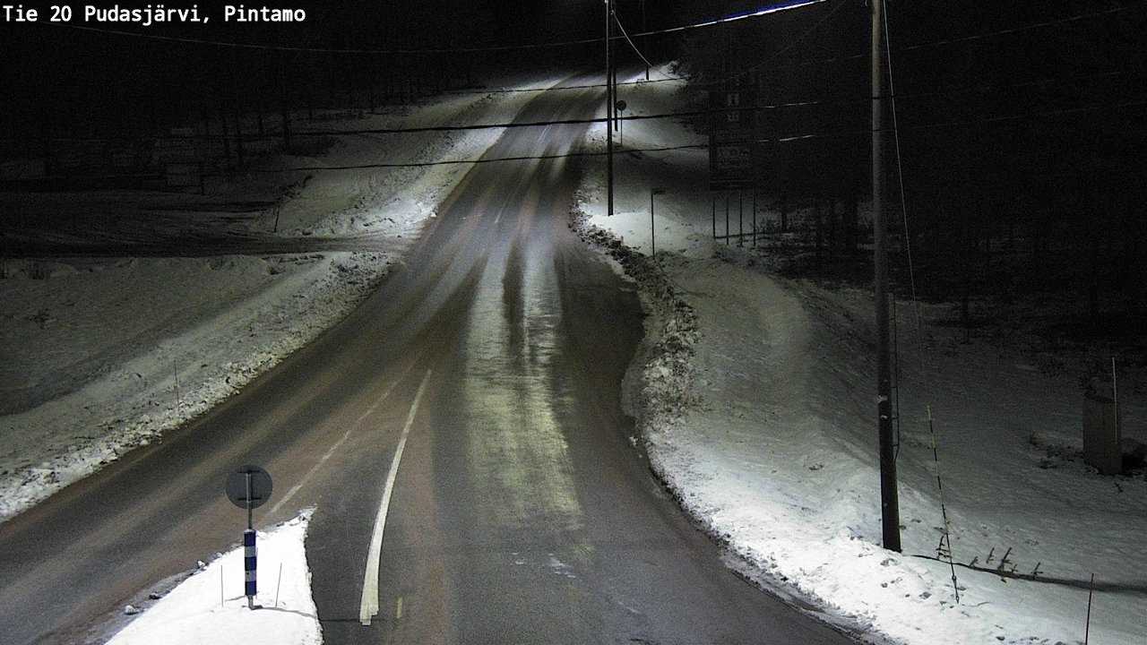 Kelikamerat Kuva Tie 20 Pudasjärvi, Pintamo, Pudasjärvi, Pohjois-Pohjanmaa