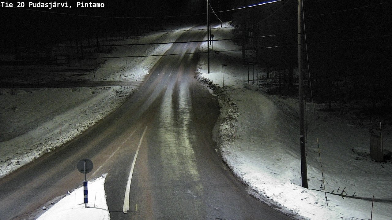 Kelikamerat Kuva Tie 20 Pudasjärvi, Pintamo, Pudasjärvi, Pohjois-Pohjanmaa