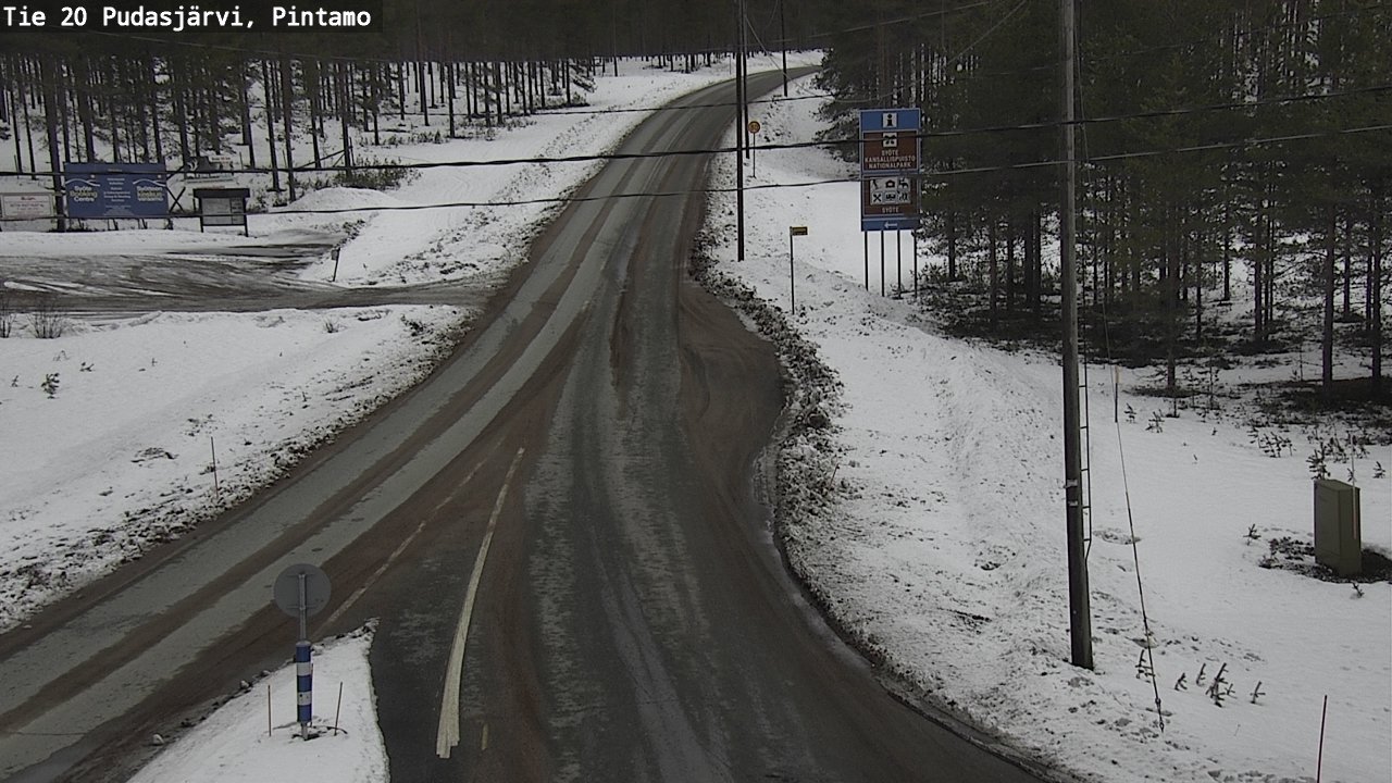 Kelikamerat Kuva Tie 20 Pudasjärvi, Pintamo, Pudasjärvi, Pohjois-Pohjanmaa