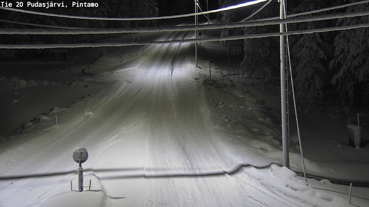 Kelikamerat Kuva Tie 20 Pudasjärvi, Pintamo, Pudasjärvi, Pohjois-Pohjanmaa