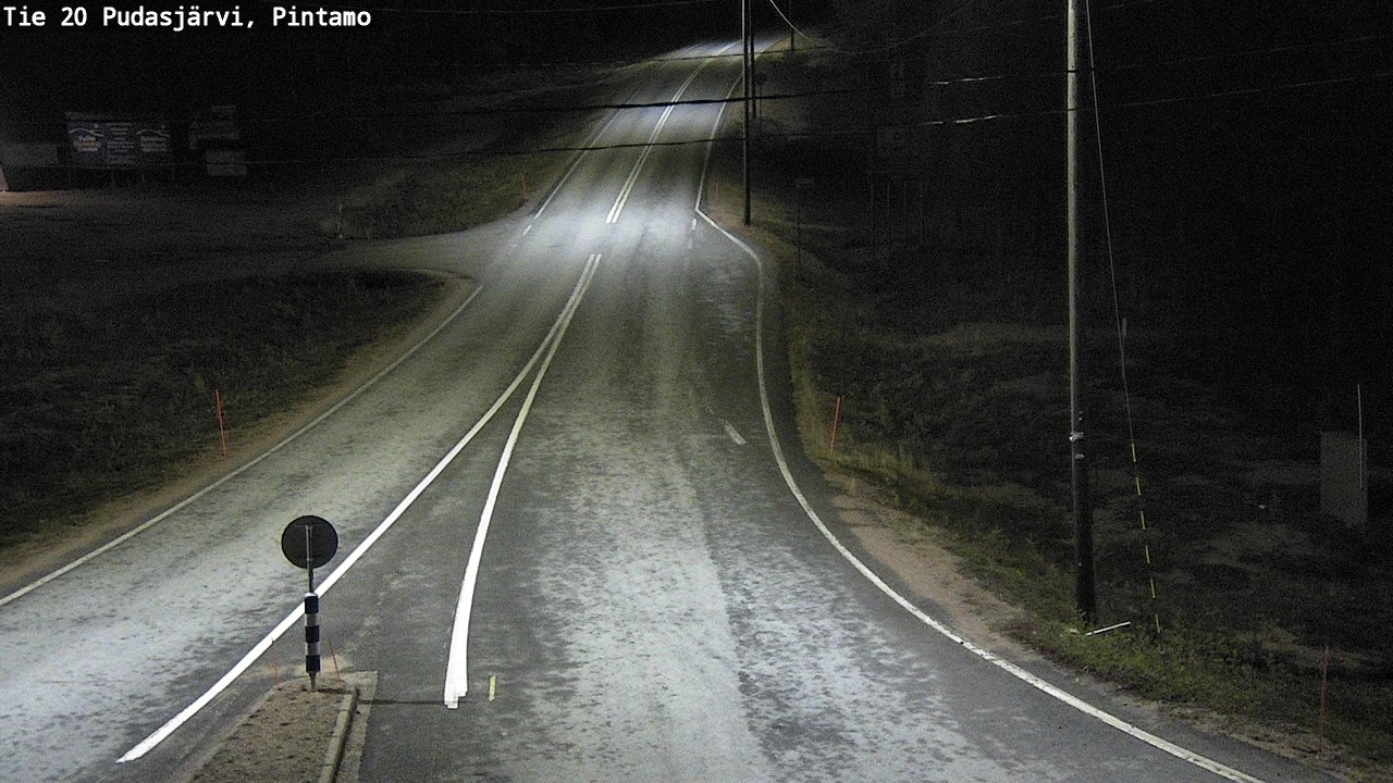 Kelikamerat Kuva Tie 20 Pudasjärvi, Pintamo, Pudasjärvi, Pohjois-Pohjanmaa
