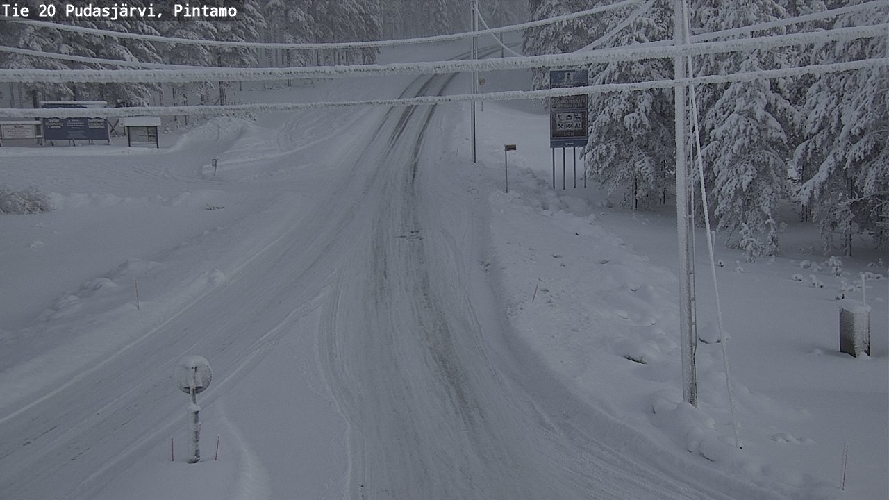 Kelikamerat Kuva Tie 20 Pudasjärvi, Pintamo, Pudasjärvi, Pohjois-Pohjanmaa