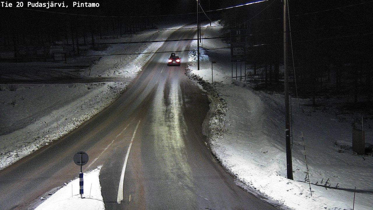 Kelikamerat Kuva Tie 20 Pudasjärvi, Pintamo, Pudasjärvi, Pohjois-Pohjanmaa