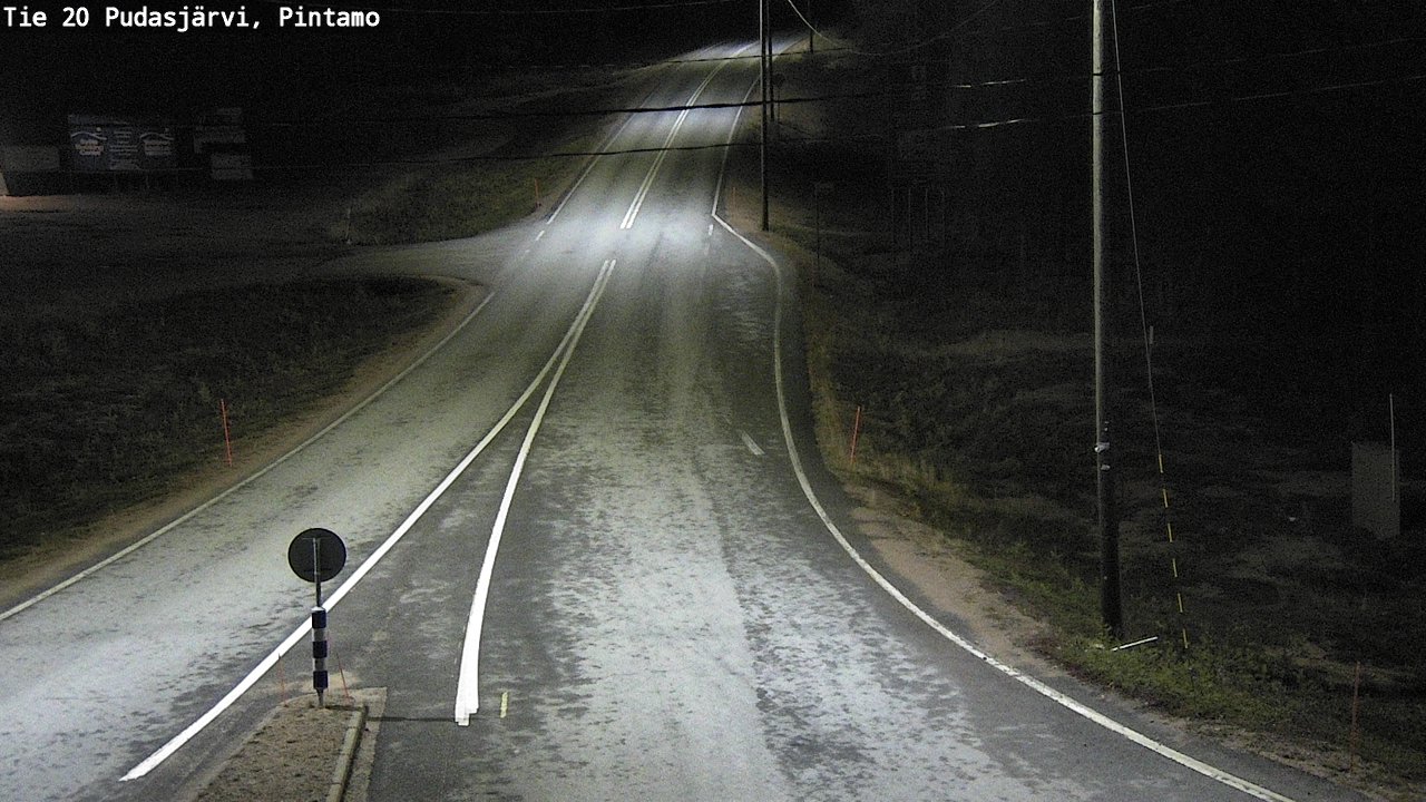 Kelikamerat Kuva Tie 20 Pudasjärvi, Pintamo, Pudasjärvi, Pohjois-Pohjanmaa
