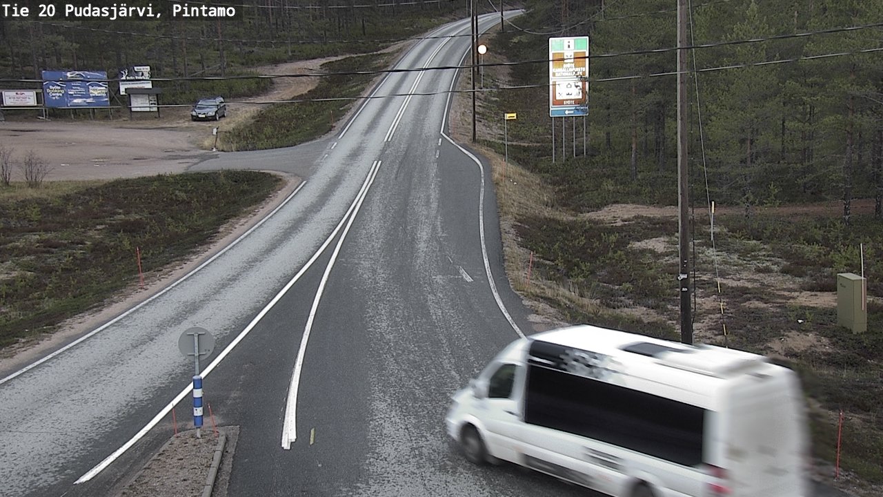 Kelikamerat Kuva Tie 20 Pudasjärvi, Pintamo, Pudasjärvi, Pohjois-Pohjanmaa