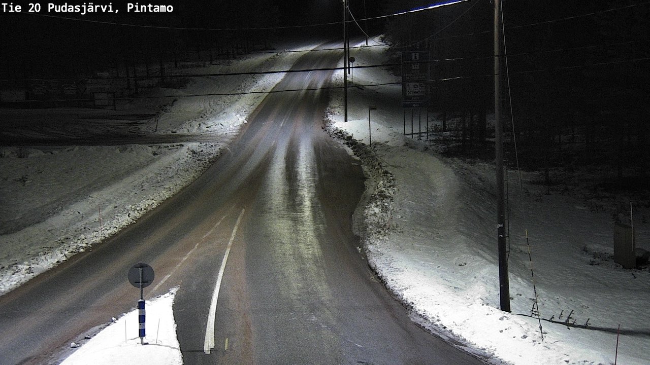 Kelikamerat Kuva Tie 20 Pudasjärvi, Pintamo, Pudasjärvi, Pohjois-Pohjanmaa