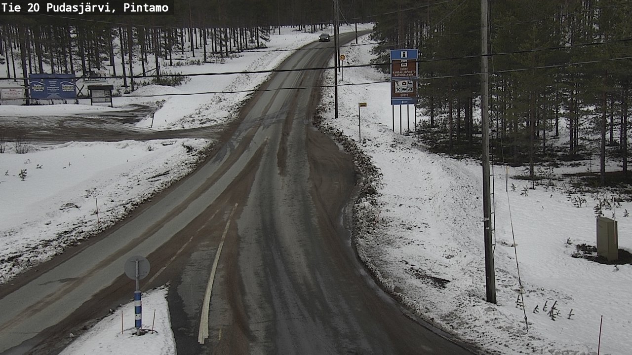 Kelikamerat Kuva Tie 20 Pudasjärvi, Pintamo, Pudasjärvi, Pohjois-Pohjanmaa