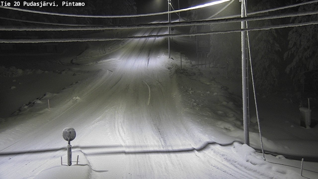 Kelikamerat Kuva Tie 20 Pudasjärvi, Pintamo, Pudasjärvi, Pohjois-Pohjanmaa