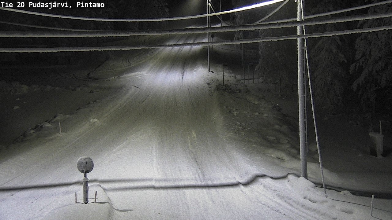 Kelikamerat Kuva Tie 20 Pudasjärvi, Pintamo, Pudasjärvi, Pohjois-Pohjanmaa