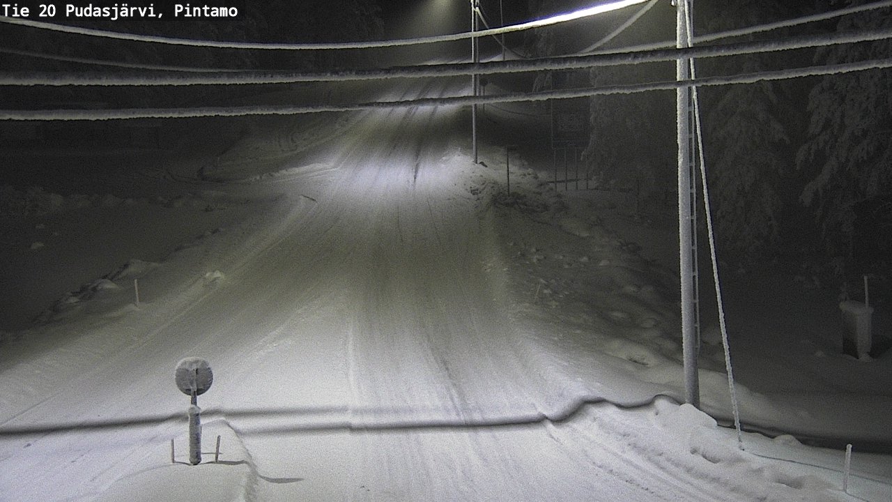 Kelikamerat Kuva Tie 20 Pudasjärvi, Pintamo, Pudasjärvi, Pohjois-Pohjanmaa