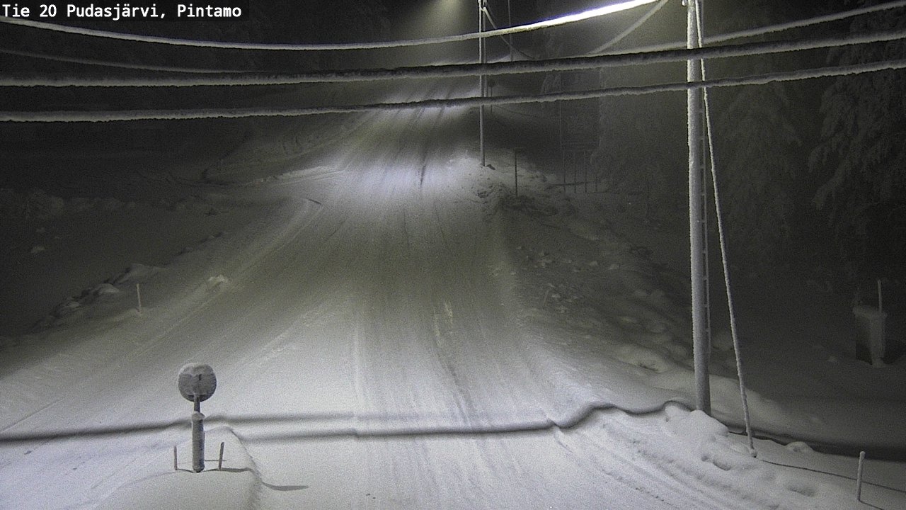 Kelikamerat Kuva Tie 20 Pudasjärvi, Pintamo, Pudasjärvi, Pohjois-Pohjanmaa