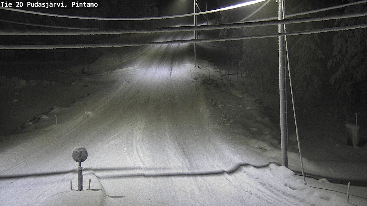 Kelikamerat Kuva Tie 20 Pudasjärvi, Pintamo, Pudasjärvi, Pohjois-Pohjanmaa