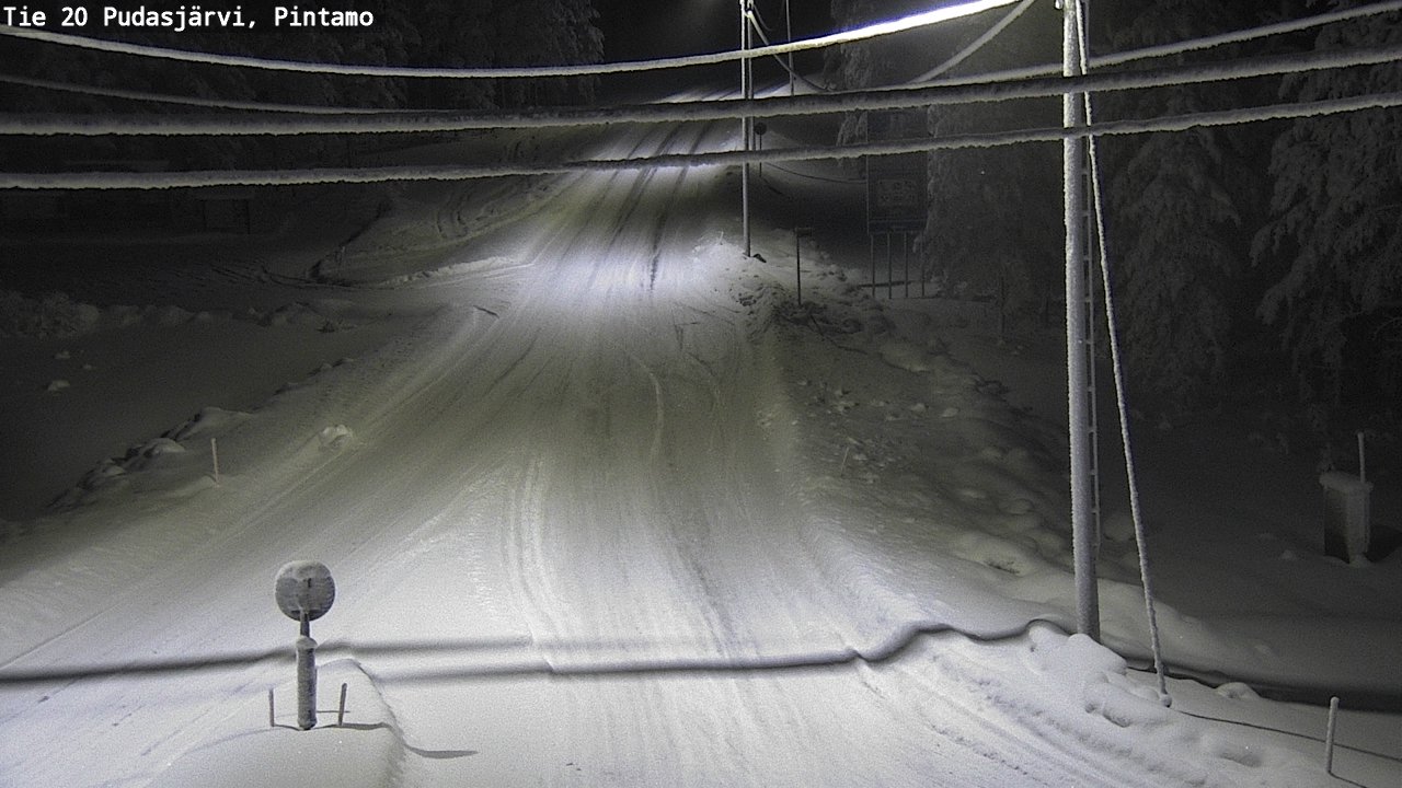 Kelikamerat Kuva Tie 20 Pudasjärvi, Pintamo, Pudasjärvi, Pohjois-Pohjanmaa