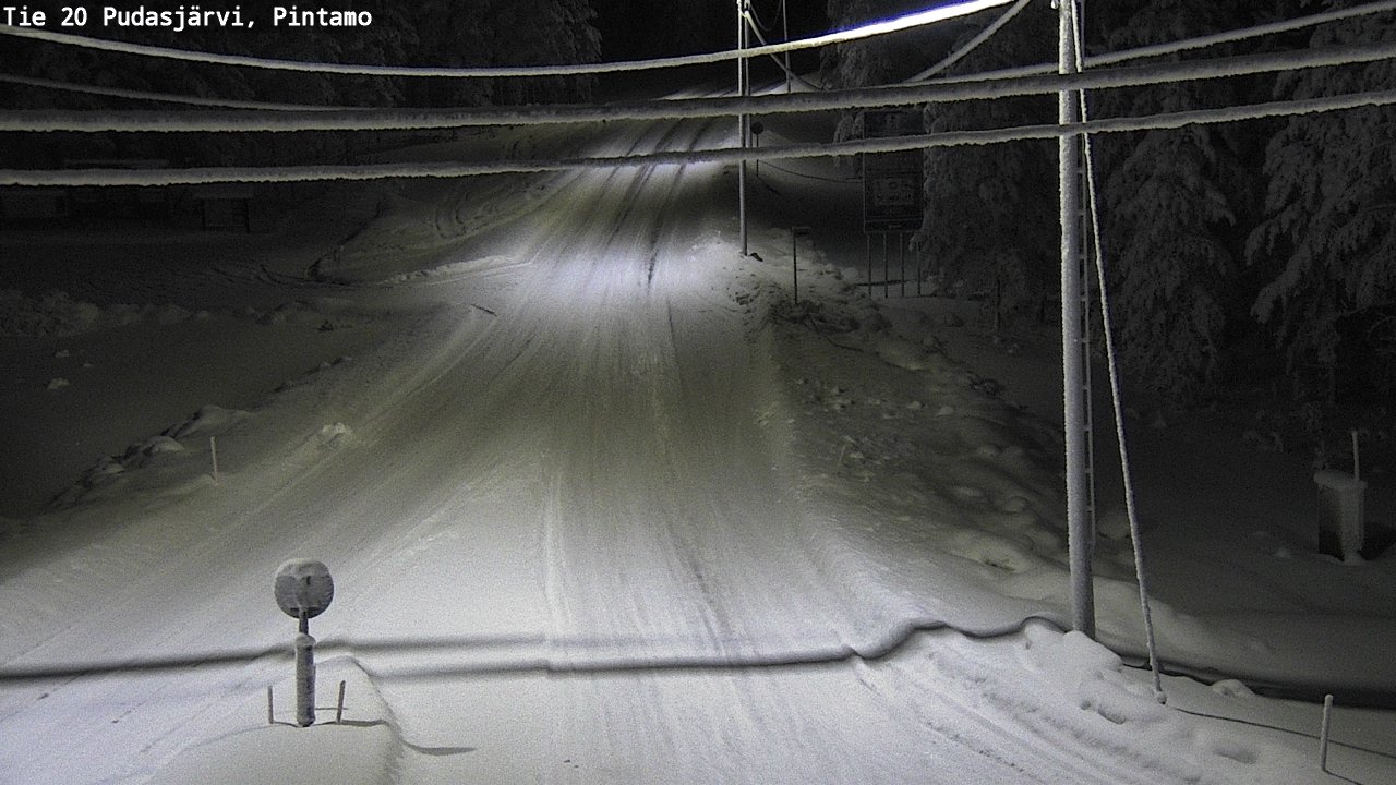 Kelikamerat Kuva Tie 20 Pudasjärvi, Pintamo, Pudasjärvi, Pohjois-Pohjanmaa