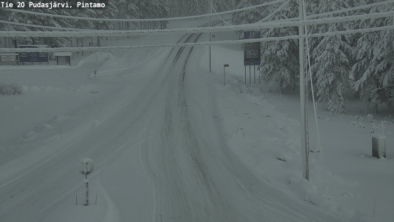Kelikamerat Kuva Tie 20 Pudasjärvi, Pintamo, Pudasjärvi, Pohjois-Pohjanmaa