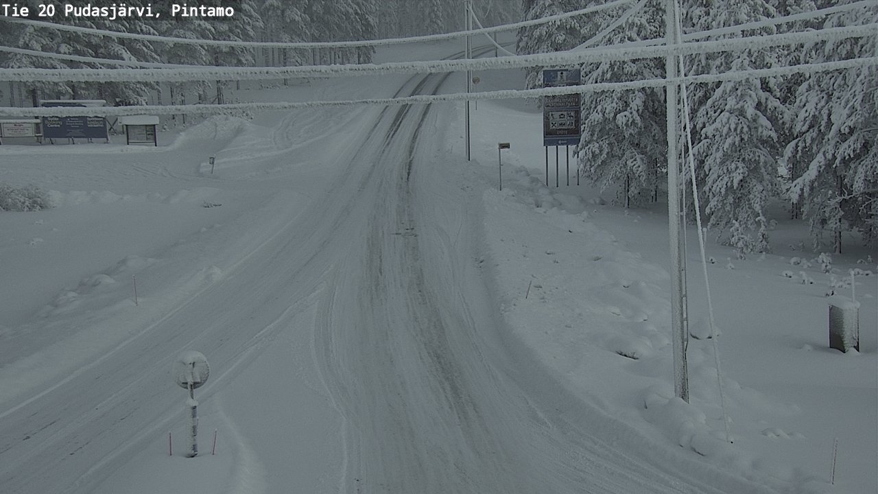 Kelikamerat Kuva Tie 20 Pudasjärvi, Pintamo, Pudasjärvi, Pohjois-Pohjanmaa