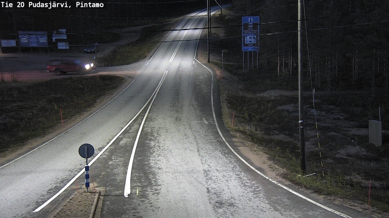Kelikamerat Kuva Tie 20 Pudasjärvi, Pintamo, Pudasjärvi, Pohjois-Pohjanmaa