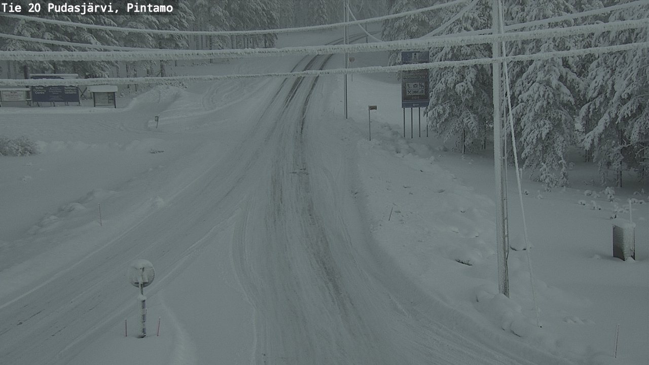 Kelikamerat Kuva Tie 20 Pudasjärvi, Pintamo, Pudasjärvi, Pohjois-Pohjanmaa