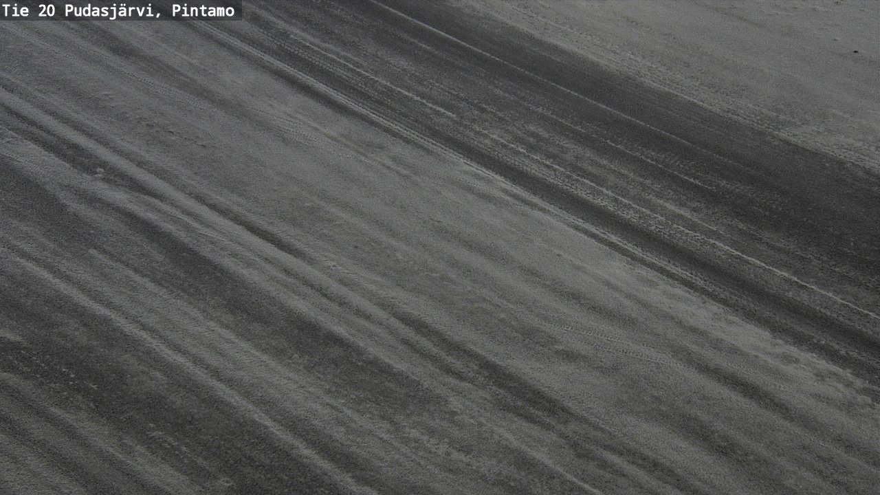 Weather Camera Image Väg 20 Pudasjärvi, Pintamo, Pudasjärvi, Pohjois-Pohjanmaa