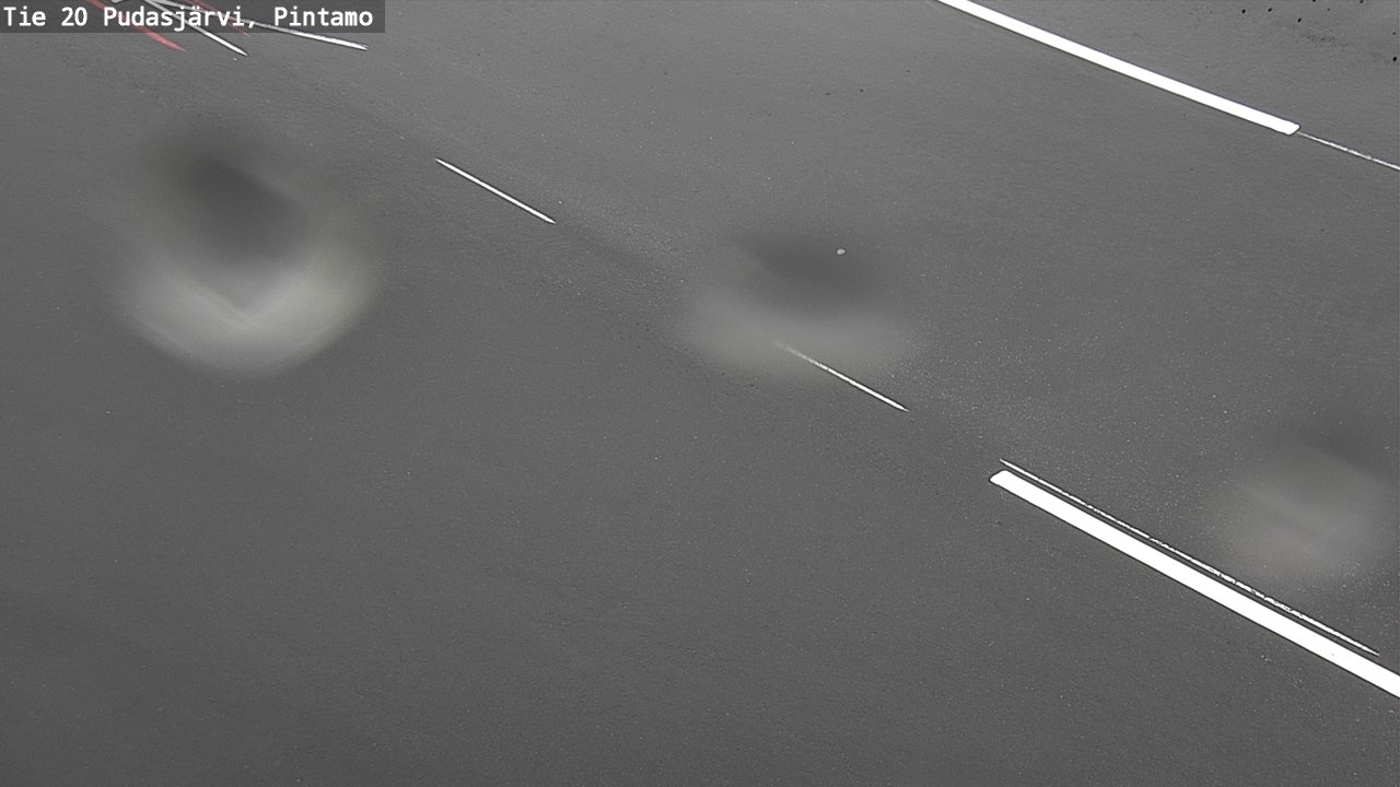 Weather Camera Image Road 20 Pudasjärvi, Pintamo, Pudasjärvi, Pohjois-Pohjanmaa
