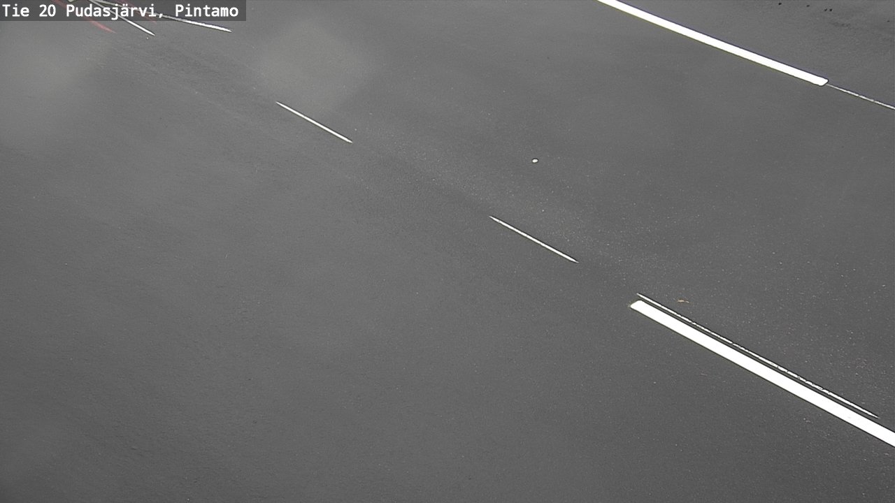 Weather Camera Image Väg 20 Pudasjärvi, Pintamo, Pudasjärvi, Pohjois-Pohjanmaa